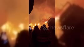 Egypt: Massive Fire Erupts in Shipbuilding Area of Suez, Egypt