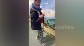 Tourist caught urinating in the middle of busy Thai airport