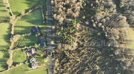 New Aerial Footage Storm Eowyn Free Damage From Drum Manor Forest Park Northern Ireland