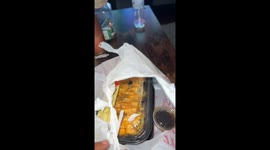 Man startled by food shaped like a small dog in Florida, USA