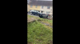 Mum rips bumper off whilst driving brand new car for first time