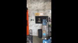 Doggo works on the front desk at car repair shop