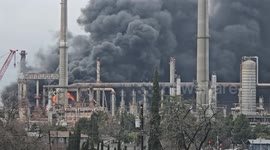fire at Martinez refinery