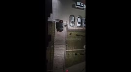 Taxi driver filmed driving car down stairs in Kislovodsk, Russia