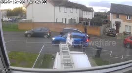 Car starts moving before passenger gets in Edinburgh