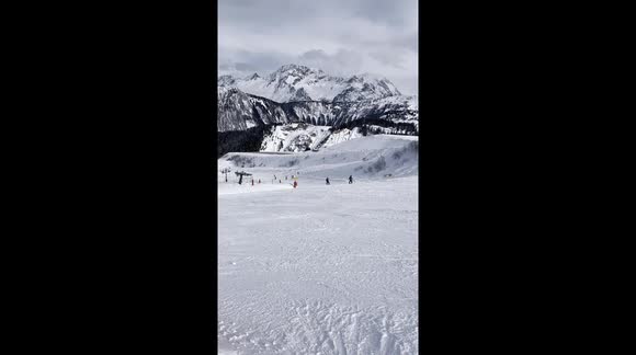 plane take off from ski slopes part 2