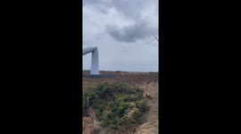 Storm Eowyn wreaks havoc on the west coast of Ireland: Wind turbine toppled