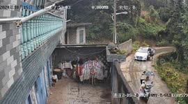 Motorcycle collision with car in Zhejiang province, China