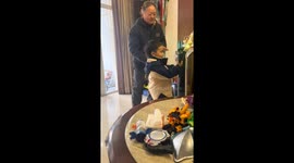 Father buys voice-controlled toy golden hoop for son in Hubei, China