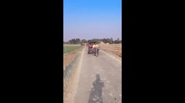 Half car, half scooter vehicle spotted in Kaisarganj, India