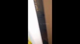 The cat fell asleep like a dead and scared the owner very much!