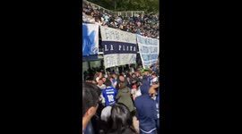 Clashes reported in Juan Carmelo Zerillo stadium in La Plata, Buenos Aires Province