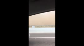 Rare October dust storm rolls into Arizona!