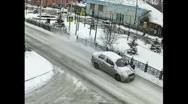 In Bashkiria, a driver knocked down an 11-year-old schoolboy who escaped with only bruises