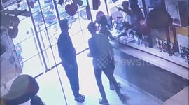 'Hangry' customer attacks counter 'because his pizza was taking too long'