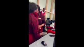 Passenger travelling to the UK hurls soiled sanitary pads at airport check-in desk staff while being denied boarding