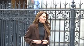 Kate Middleton leaves National Portrait Gallery after launching new project