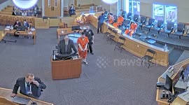 Chaos erupts in court when family of 'murder victim' attack suspect