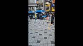 Exclusive: Man hilariously begs London bus driver to let him on