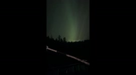 Edna Bay, AK: Gorgeous Aurora Borealis brings quiet night sky alive