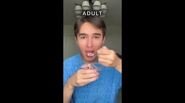 Hilarious reality of how adults eat candy versus children eating candy