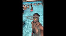 Clueless boys get a 'Splashy' surprise while chilling in Siam Park's Wave Pool