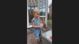 One summers afternoon in nanny & grandads back garden my son, Sonny told me a joke about a dinosaur.