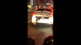 Passengers sleep in car boot in Taiwan