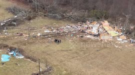 US: Devastating Tornado Damage Revealed in Morgan County