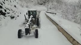 Turkey: Snow-Covered Forests in Trabzon Maçka Bring Joyful Weekends
