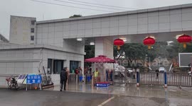A visit to temporary relocation site after landslide in China's Sichuan