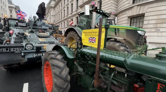 Farmers rally to save British farming in London