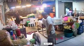 Fan explodes and hits elderly resident in the face