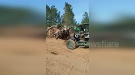 Crews remove debris three months on from devastating floods in Valencia