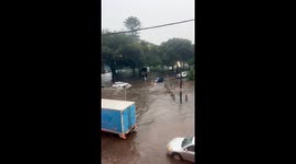 Flash flood turns Sydney’s Centennial Park into a 
