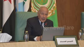 Arab League chief reaffirms rejection of displacing Palestinians, says 