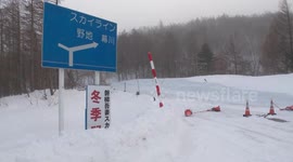Japan: Heavy snow continues across Japan