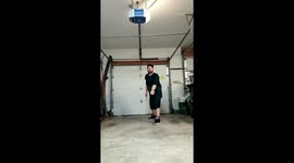 Pill Split By Thrown Scissors