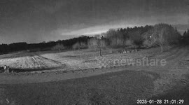 Space Junk Re-entering The Atmosphere