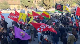 Demonstration to demand the release of Abdullah Öcalan organized by UIKI (Kurdistan Information Office in Italy) in Rome.