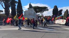 Demonstration to demand the release of Abdullah Öcalan organized by UIKI (Kurdistan Information Office in Italy) in Rome.