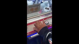 I taught him how to win the claw machines