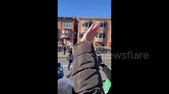 US: Philadelphia Eagles Fans Celebrate Super Bowl Win With Parade 4 ...