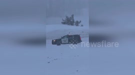 US: Donner Summit Buried Again as Heavy Snow Slams Mountain Pass