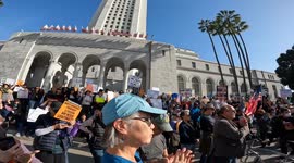 President's Day Protest Los Angeles