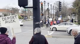 deport musk sign video