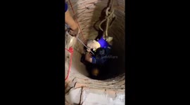 Two residents rescued after falling into well in Indonesia