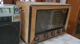 Indian man holds world record for amassing largest collection of radios - collecting over 1,000 devices