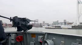 Royal Navy sees off Russian warship in English Channel