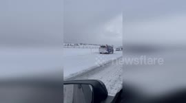 US: Whiteout Chaos Grips I-94 as Crashes and Slide Offs Plague Snowy Stretch